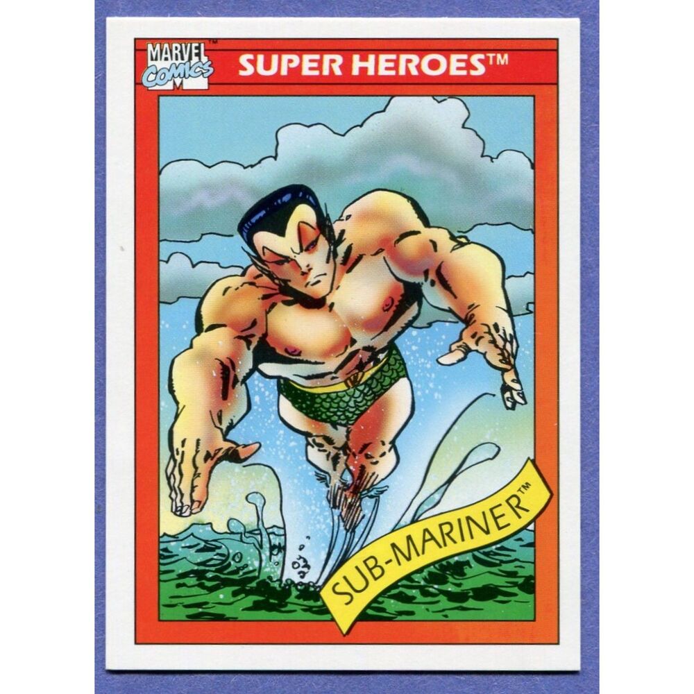 1990 Marvel Universe Card - #16 Sub-Mariner